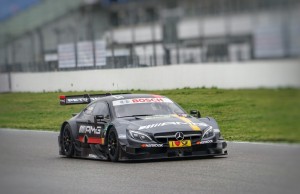 Daniel Jucandella preparado con su Mercedes para el DTM 2016