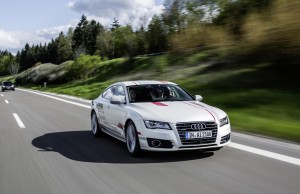 Audi practica en las autopistas alemanas con el Audi A7 piloted driving concept