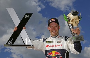 Audi triunfa en el BarcelonaRX a manos de Mattias Ekström