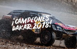 Carlos Sainz, Lucas Cruz y el Peugeto 3008 DKR Maxi triunfan en el Dakar
