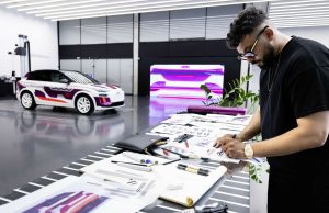 Así es el camuflaje del Audi Q6 e-tron prototype